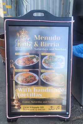 Menu photo 2 King Quesabirria Hayward, CA
