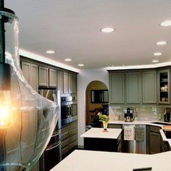 Bentz Remodeling - Kitchen lighting: Under cabinet , Above Cabinet Ribbon Lights, Pendant, LED Recessed Ceiling
