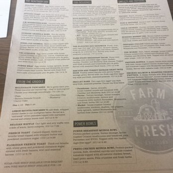 First Watch - Regular Menu(front) - Breakfast & Brunch Near Me - Orlando, Florida First Watch - Regular Menu(front) - Breakfast & Brunch Near Me - Orlando, Florida