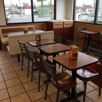 Taco John's - tables and chairs in a restaurant - Mexican Near Me - Browning, Montana Taco John's - tables and chairs in a restaurant - Mexican Near Me - Browning, Montana