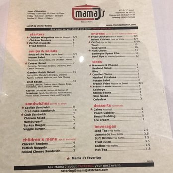 Mama J's Kitchen - Soul Food Near Me - Richmond, Virginia