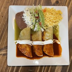 Fiesta Del Sol - Enchiladas platter ($8.75)