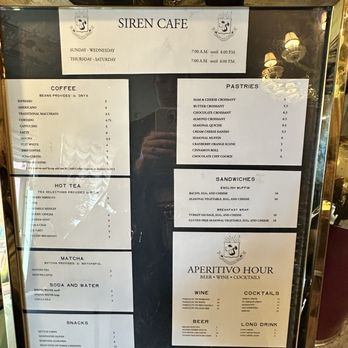The Siren Café - Menu - Coffee & Tea Near Me - Detroit, Michigan