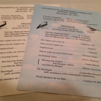 Indpls Liederkranz - Social Clubs Near Me - Indianapolis, Indiana