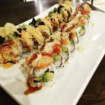 Sushi UNI - Scorpion roll and Jayhawk roll - Sushi Bars Near Me - Lenexa, Kansas