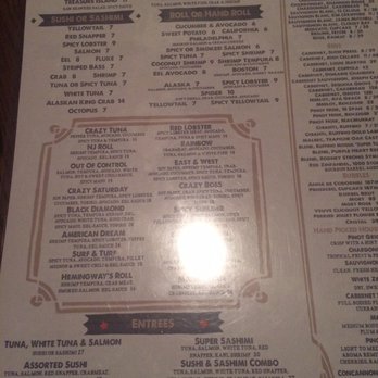 Hemingways - Menu - New American Near Me - Seaside Heights, New Jersey Hemingways - Menu - New American Near Me - Seaside Heights, New Jersey