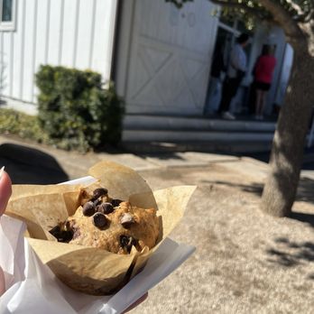 Tinys Milk & Cookies - Austin - Banana Chocolate Chip Muffin - Bakeries Near Me - Austin, Texas