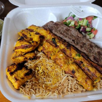 Afghan Kabob - Combination # 2 Chicken Shish, Chicken Shami and Beef Shami. - Middle Eastern Near Me - Morton Grove, Illinois