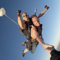 Skydive Surfcity Santa Cruz - Up top Santa Cruz, 2018...thanks!  "Waterman, John"