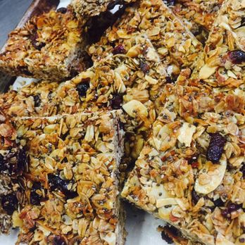 Yellow Tomato Catering - Our delicious homemade Helen's Hoppin' Granola Squares! Have you tried one yet?! - Caterers Near Me - Pasadena, California