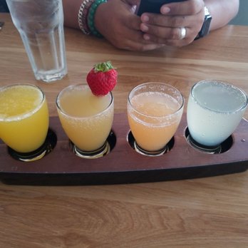 Broken Yolk Cafe - Mimosa flight! Yay! - Breakfast & Brunch Near Me - Oceanside, California