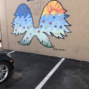 Sandy Pony Donuts - a mural of a bird painted on the side of a building - Donuts Near Me - Chincoteague Island, Virginia Sandy Pony Donuts - a mural of a bird painted on the side of a building - Donuts Near Me - Chincoteague Island, Virginia