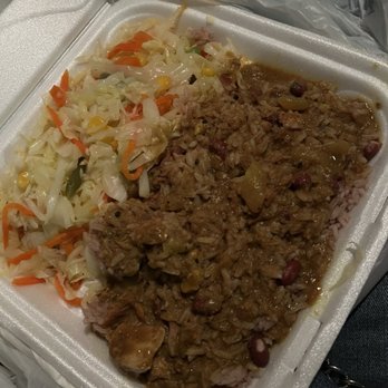 Yaad Spice Caribbean Restaurant - Veggie plate w/ curry chicken gravy on rice n peas (large plate) - Caribbean Near Me - West Palm Beach, Florida Yaad Spice Caribbean Restaurant - Veggie plate w/ curry chicken gravy on rice n peas (large plate) - Caribbean Near Me - West Palm Beach, Florida