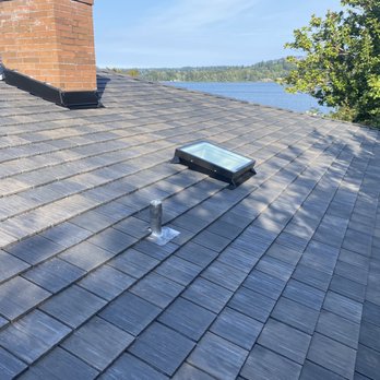Roofs Northwest - Lifetime DaVinci Single Width synthetic shake in Black Oak - Roofing Near Me Roofs Northwest - Lifetime DaVinci Single Width synthetic shake in Black Oak - Roofing Near Me