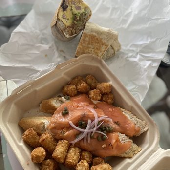 Butter Cafe & Bakery - Smoked Salmon Plate Breakfast Burrito - Breakfast & Brunch Near Me - Upland, California