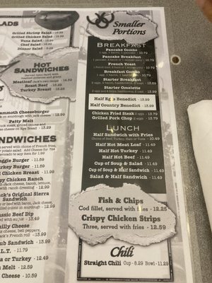 Menu photo 2 Jack's Restaurant & Bakery Bishop, CA