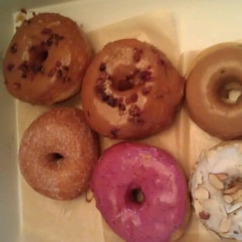 Revolution Doughnuts - Bacon, salted caramel, almond, blueberry, cinnamon sugar - Donuts Near Me - Decatur, Georgia Revolution Doughnuts - Bacon, salted caramel, almond, blueberry, cinnamon sugar - Donuts Near Me - Decatur, Georgia