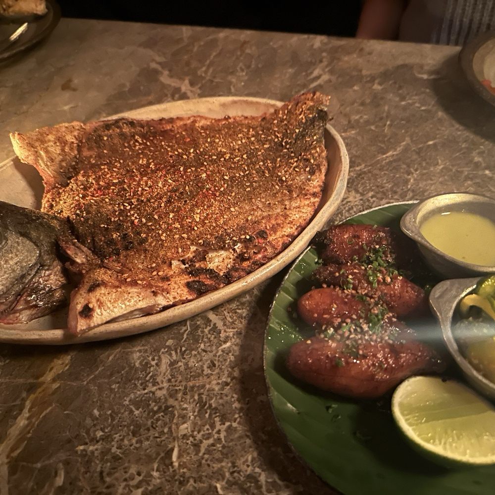 Si! Mon - Branzino asada w accoutrements - Latin American Near Me - Los Angeles, California Si! Mon - Branzino asada w accoutrements - Latin American Near Me - Los Angeles, California