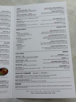 Menu photo 2 Commune All Day Cafe Billerica, MA Menu photo 2 Commune All Day Cafe Billerica, MA