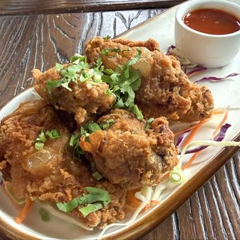 26 Thai Kitchen & Bar - Perimeter - Chicken Signature Wings (5 pcs) - Thai Near Me - Dunwoody, Georgia 26 Thai Kitchen & Bar - Perimeter - Chicken Signature Wings (5 pcs) - Thai Near Me - Dunwoody, Georgia