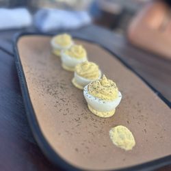 Saltwater Cowboys - Deviled eggs, simply yet flavorful and filling!