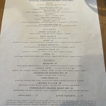 Moma Mediterranean Kitchen - The menu. - Mediterranean Near Me - Glenside, Pennsylvania Moma Mediterranean Kitchen - The menu. - Mediterranean Near Me - Glenside, Pennsylvania