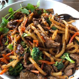 Japanese Noodles and Steak (with extra steak) Japanese Noodles and Steak (with extra steak)