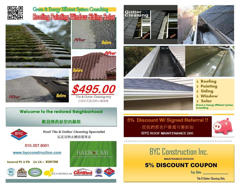 Slide of BYC Roofing & Painting