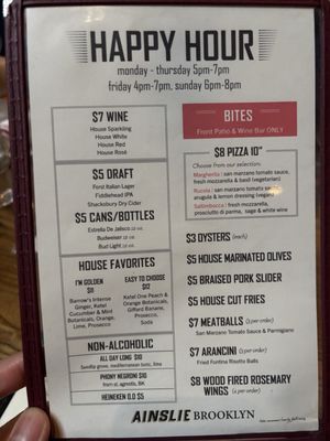 Menu photo 5 Ainslie Brooklyn, NY Menu photo 5 Ainslie Brooklyn, NY