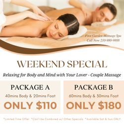 Foot Garden Massage Spa - Weekend Special