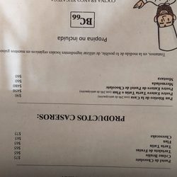 Bistro Cultural - Menu