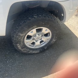 Tire with slow leak