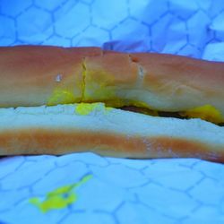 Plain Dog w/mustard - $3.25