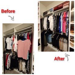 Bee The Change Wellness - Walk-in closet organization