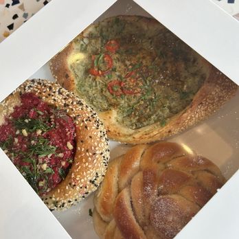 Manna Bakery - Cardamom bun, beetroot manakeesh, batata harra - Desserts Near Me - Philadelphia, Pennsylvania