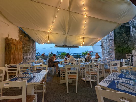 Photo of Le Palme - Atrani, SA, IT. Outdoor seating