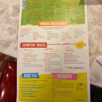 Chuy's - Menu - Tex-Mex Near Me - Jacksonville, Florida Chuy's - Menu - Tex-Mex Near Me - Jacksonville, Florida