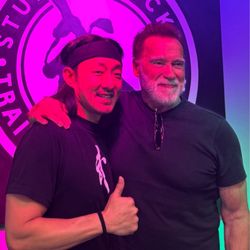 Studio Kicks - Arnold's favorite training center.