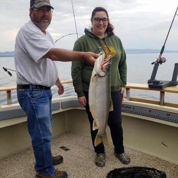 Fishnrigg Charters - 13lb Laker - Fishing Near Me - Charlotte, Vermont
