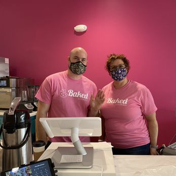 Mixed Desserts - Owner and one of his co-workers! - Desserts Near Me - Cary, North Carolina Mixed Desserts - Owner and one of his co-workers! - Desserts Near Me - Cary, North Carolina