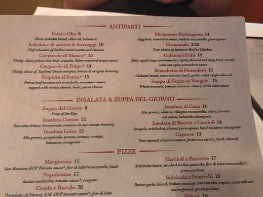 Menu photo 2 Il Dolce Pizzeria & Restaurant Costa Mesa, CA Menu photo 2 Il Dolce Pizzeria & Restaurant Costa Mesa, CA