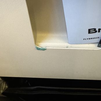 Breeze Airways - Literally everything I touched had gum on it - Airlines Near Me - Tampa, Florida