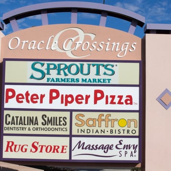 Oracle Crossing Shopping Center - Main Entrance - Shopping Centers Near Me - Tucson, Arizona