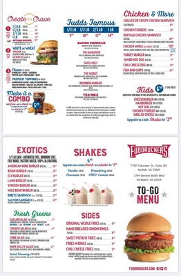 Menu photo 2 Fuddruckers Ashland, VA Menu photo 2 Fuddruckers Ashland, VA