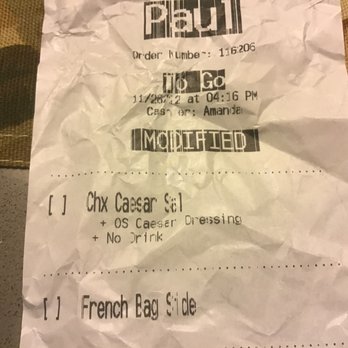 Panera Bread - THERE IT IS. IN PLAIN ENGLISH ON THE TICKET? - Soup Near Me - Mashpee, Massachusetts Panera Bread - THERE IT IS. IN PLAIN ENGLISH ON THE TICKET? - Soup Near Me - Mashpee, Massachusetts
