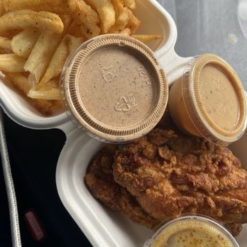 ISAAC'S Poultry Market - 3 tenders and fries - small side - American Near Me - Gaithersburg, Maryland