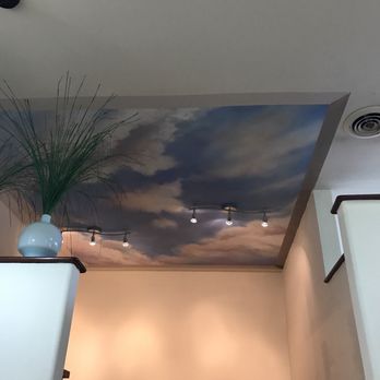 Salon Plush - Love the heavenly art above the rinse sinks! - Hair Salons Near Me - Culver City, California Salon Plush - Love the heavenly art above the rinse sinks! - Hair Salons Near Me - Culver City, California