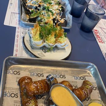 Ocean View Brewing Company - Nachos with guacamole Deviled eggs Pretzels - New American Near Me - Ocean View, Delaware Ocean View Brewing Company - Nachos with guacamole Deviled eggs Pretzels - New American Near Me - Ocean View, Delaware