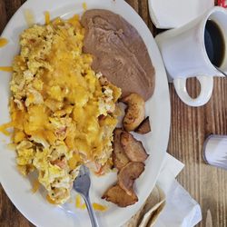 Migas plate no jalapenos
