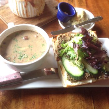 Burgoo Bistro - Lamb chimichurri and mushroom medley (feature soup) - Comfort Food Near Me - Vancouver, British Columbia Burgoo Bistro - Lamb chimichurri and mushroom medley (feature soup) - Comfort Food Near Me - Vancouver, British Columbia